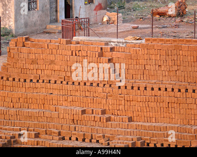 Mattone tradizionale forno di Pune, Maharasthra, India. Foto Stock