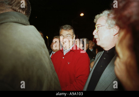 Istanbul, Turchia -- Deniz Baykal il leader per il repubblicano Peoples Party CHP partecipare alle celebrazioni Foto Stock