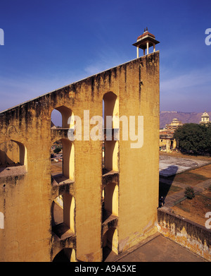 Parte del Jantar Mantar osservatorio celeste in Jaipur India Rajasthan Foto Stock