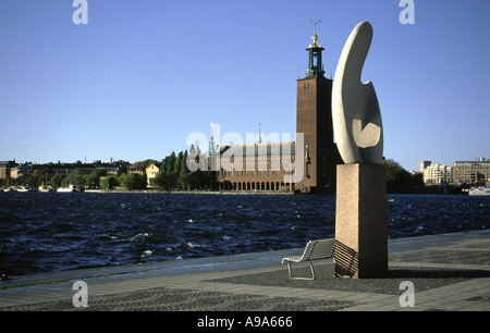 Stadshuset Municipio di Stoccolma Svezia Foto Stock