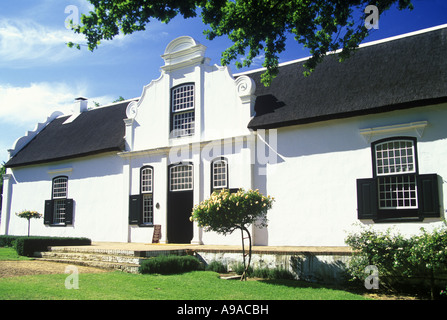 BOSCHENDAL MANOR monumento nazionale BOSCHENDAL WINE ESTATE FRANSCHOEK E WESTERN CAPE PROVENCE SUD AFRICA Foto Stock