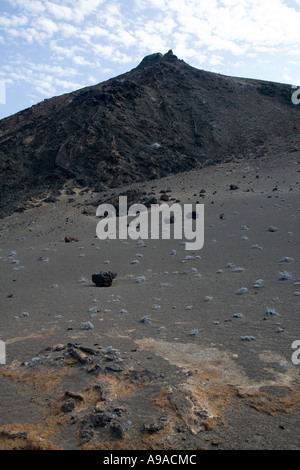 La sterile superficie vulcanica di Bartolome Island, Isole Galapagos, Equador Foto Stock