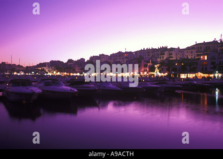 MARINA Puerto Banus a Marbella Andalucía Spagna Foto Stock