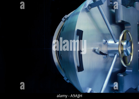 Aprire conti bancari di sicuro porta vault Foto Stock