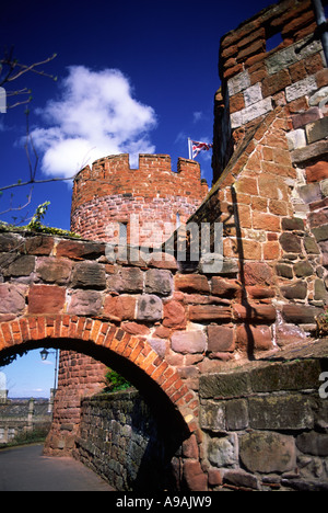 Shrewsbury Castello medievale Museo in Shropshire England Regno Unito Foto Stock