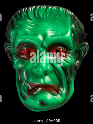 Halloween mostro di Frankenstein faccia capo Foto Stock