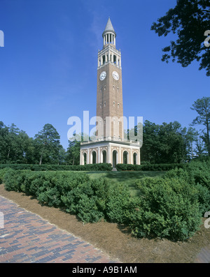 Torre Campanaria Chapel Hill UNIVERSITY Chapel Hill North Carolina USA Foto Stock