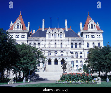 STATE CAPITOL ALBANY NEW YORK CITY USA Foto Stock