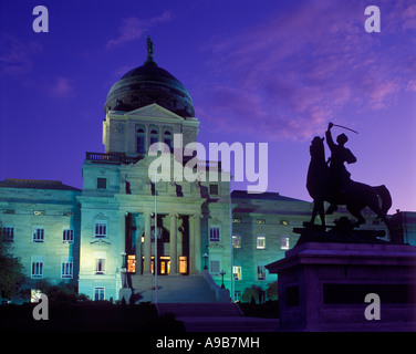 Francesco magro statua State Capitol Building HELENA MONTANA USA Foto Stock