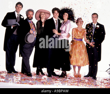 Quattro matrimoni e un funerale - 1994 Rank/Polygram film con Hugh Grant e Andie McDowell Foto Stock
