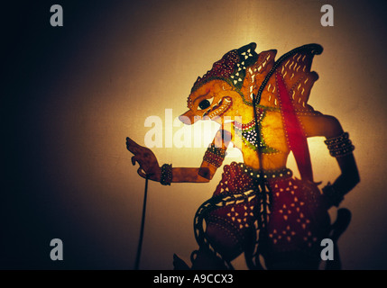 Cultura Malese shadow puppet Wayang Kulit in Kota Bahru Foto Stock