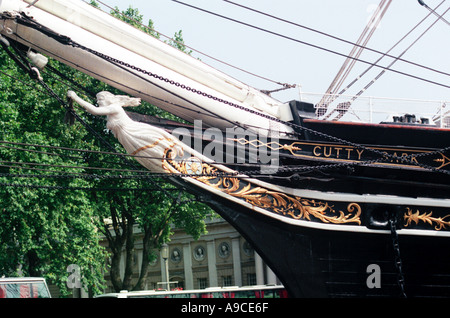 Cutty Sark Clipper tè Greenwich Londra Inghilterra Foto Stock