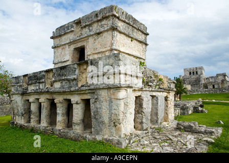 Le rovine di Tulum archeologia Foto Stock