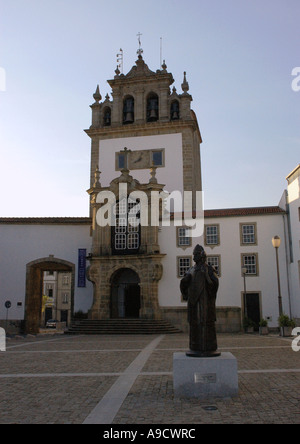 Vista della magnifica chiesa & architettura ecclesiastica di capitale religiosa Braga Porto Norte Portogallo del Nord Europa Iberia Foto Stock