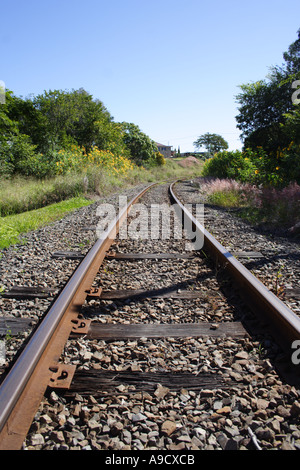 Binari del treno GYMPIE QUEENSLAND AUSTRALIA BAPD1572 Foto Stock