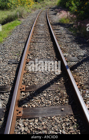 Binari del treno GYMPIE QUEENSLAND AUSTRALIA BAPD1577 Foto Stock