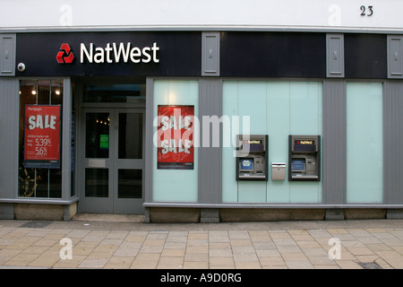 NatWest bank filiale di Cambridge Foto Stock