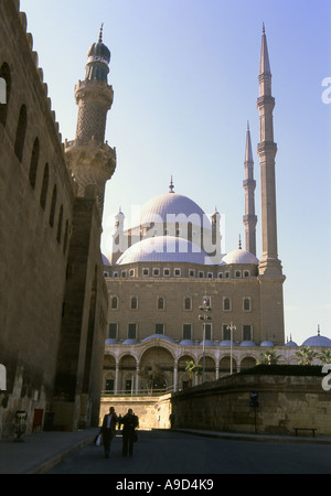 Muhammad Ali Pasha Mohammed Ali della moschea di alabastro Cittadella Saladino Cairo Repubblica Araba di Egitto Nord Africa Medio Oriente Foto Stock