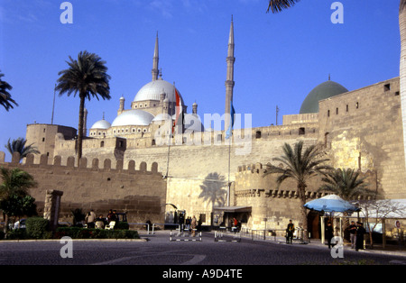 Muhammad Ali Pasha Mohammed Ali della moschea di alabastro Cittadella Saladino Cairo Repubblica Araba di Egitto Nord Africa Medio Oriente Foto Stock