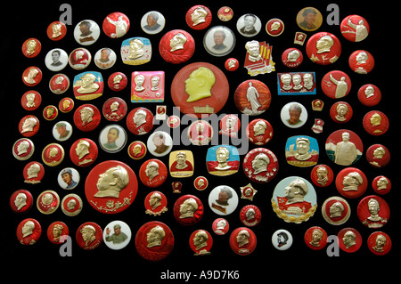Mao Tse Tung badge. 2006 Foto Stock