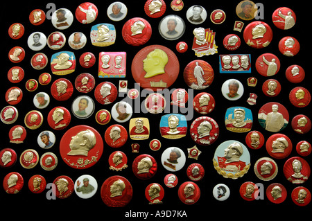 Mao Tse Tung badge. 2006 Foto Stock