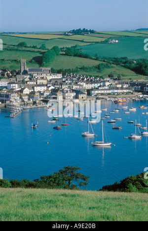 Salcombe Devon England visto dalla East Portlemouth Foto Stock