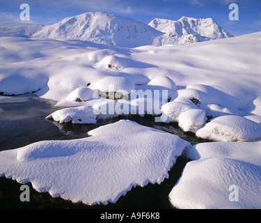GB - Scozia: Inverno in Glen Coe Foto Stock