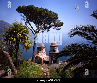 It - Campania: Villa Rufolo a Ravello sulla costiera amalfitana Foto Stock