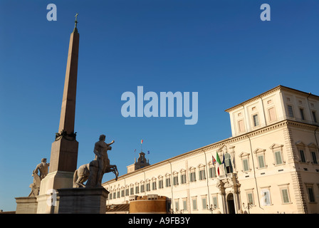 Roma Italia Palazzo del Quirinale Foto Stock