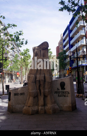 Monumento al Dott. Josep Trueta Raspall Foto Stock