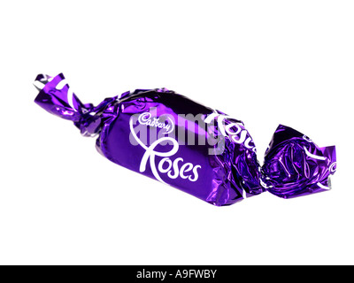 Cadbury roses hazel in cioccolatini al caramello Foto Stock