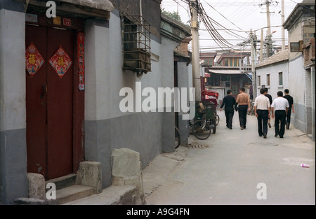 CHN CINA Pechino Vecchia Pechino vicolo in un hutong nel retro zona dei laghi Foto Stock