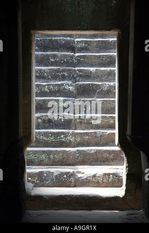 Angkor Wat passi Cambogia Foto Stock