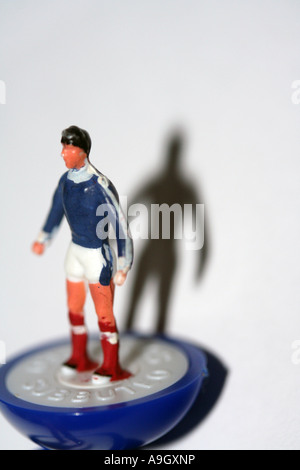 Subbuteo® Replica Scozia Tabella giocatore di calcio Foto Stock