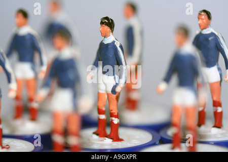 Subbuteo® Replica Scozia Tabella giocatori di calcio Foto Stock