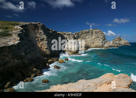 Pointe des Chateaux, Grande Terre Guadalupa, French West Indies Foto Stock