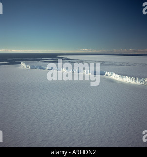 L'Antartide, shelf-ice-bordo nell'Ross-Sea, Antartide Foto Stock