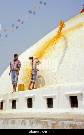 Bodhnath stupa, Kathmandu, Nepal Foto Stock