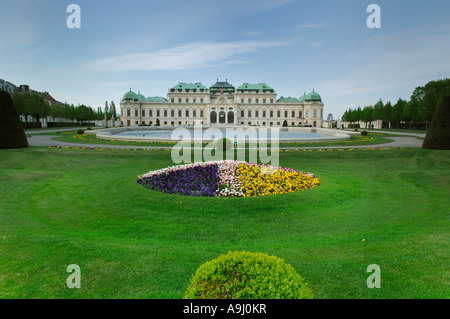 Il Palazzo del Belvedere di Vienna, Vienna, Austria Foto Stock