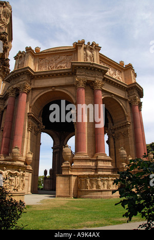 "Palazzo delle Belle Arti' rotunda, 'San Francisco', California' Foto Stock