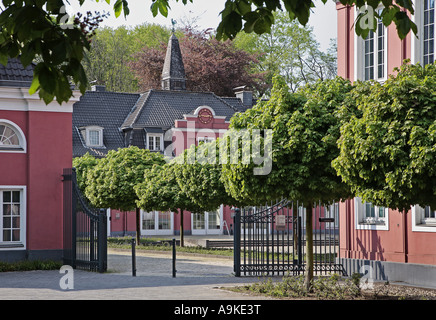 Vista sul Castello, in Germania, in Renania settentrionale-Vestfalia, la zona della Ruhr, Oberhausen Foto Stock