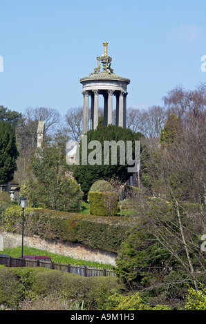 Robert Burns monumento in Burns National Heritage Park Alloway Scozia Scotland Foto Stock