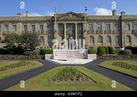 Royal Scots Fusiliers monumento Ayr Foto Stock