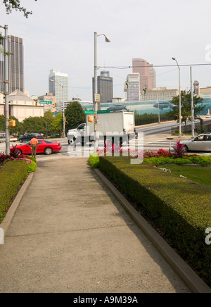 Atlanta in Georgia sky visualizzazione della linea usa Foto Stock