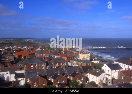 Vista sui tetti Southwold Suffolk in Inghilterra Foto Stock