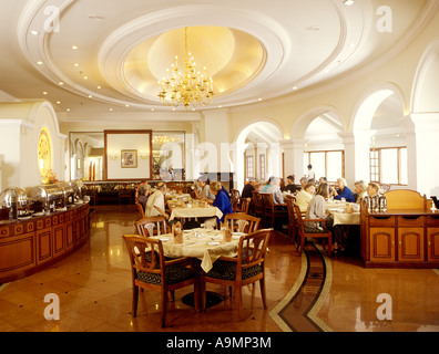 Ristorante nella contea di tè MUNNAR KERALA Foto Stock