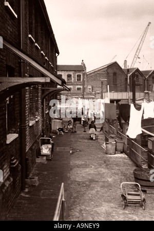 Stradine Limehouse East London REGNO UNITO 1960 Foto Stock