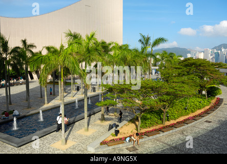 HK Cultural Center Space Museum su Salisbury Road, Kowloon CN Foto Stock