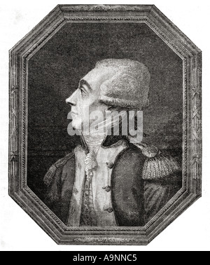 Marie - Joseph Paul Yves Roch Gilbert Du Motier Marchese de La Fayette, 1757 - 1834. Francese leader militare e statista. Foto Stock