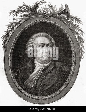 Honoré Gabriel Riqueti, Comte de Mirabeau, 1749 - 1791. Rivoluzionario Francese più. Foto Stock